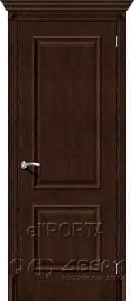 Межкомнатная дверь из экошпона Классико - 12 ПГ (Antique Oak)
