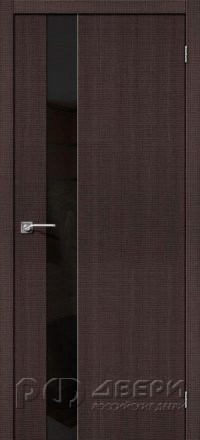 Межкомнатная дверь из экошпона Порта 51 BS (Wenge Crosscut)