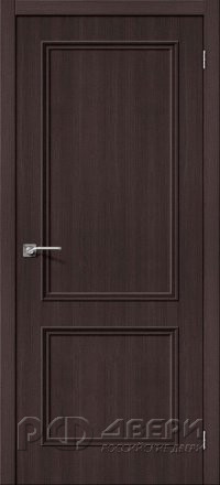 Межкомнатная дверь из экошпона Симпл 12 ПГ (Wenge Veralinga)