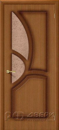 Межкомнатная дверь Греция Ф-11 ПО (Орех/Риф)
