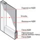 Шеффилд ПО (Эмаль серая/Со стеклом белый Сатинат) Мини фото #3
