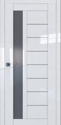 Межкомнатная дверь 37L (Белый Люкс/Графит)
