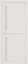 Межкомнатная дверь Eco-Light 2121 ПО (Капучино Велюр/Светлое Сатинато)