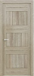 Межкомнатная дверь из экошпона Light 08 ПГ (Серый Велюр)