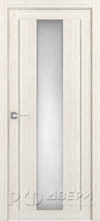 Межкомнатная дверь из экошпона Eco-Light 2191 ПО (Капучино Велюр/Мателюкс Белое)