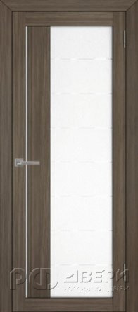 Межкомнатная дверь Eco-Light 2112 ПО (Велюр Графит/Светлое Сатинато)