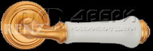 Ручка для межкомнатной двери Сиракузы DH 617-16 SG/WH (Латунь)