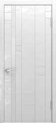 Межкомнатная дверь Арт-1 ПО (Ясень Белая Эмаль)