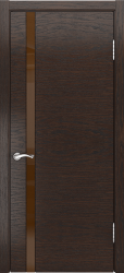 Межкомнатная дверь Арт-3 ПО (Мореный Дуб/Лакобель)