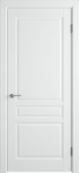 Межкомнатная дверь Стокгольм ПГ (Эмаль белая)