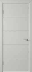Межкомнатная дверь Тривиа ПГ (Эмаль серая)
