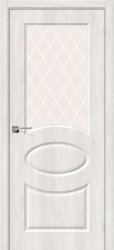 Межкомнатная дверь Скинни-21 ПО (Casablanca/White Сrystal)