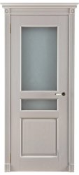 Межкомнатная дверь Виктория ПО (Слоновая кость)