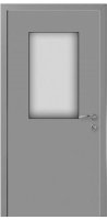 Гладкая моноколор ПО (RAL 7040/Стекло матовое)