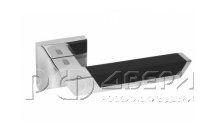Ручка для межкомнатной двери 606BH/PC (Черный никель/хром)