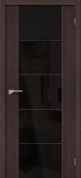Межкомнатная дверь V4 BS (Wenge Veralinga/Black Star)