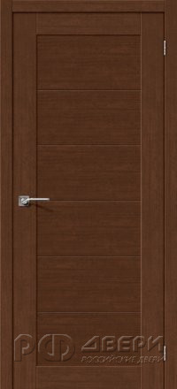 Межкомнатная дверь из экошпона Легно 21 ПГ (Brown Oak)