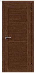 Межкомнатная дверь из экошпона Легно 38 ПГ (Brown Oak)