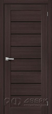 Межкомнатная дверь Порта 22 ПО (Wenge Melinga/Black Star)