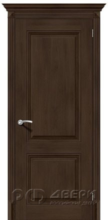 Межкомнатная дверь из экошпона Классико - 32 ПГ (Dark Oak)