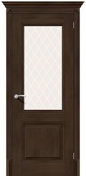Межкомнатная дверь из экошпона Классико - 33 ПО (Dark Oak)