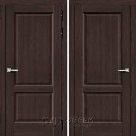 Входная деревянная дверь Неоклассик-32 (Wenge Veralinga)