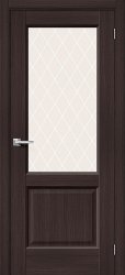 Межкомнатная дверь Неоклассик-33 ПО (Wenge Melinga/White Сrystal)