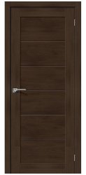 Межкомнатная дверь из экошпона  Легно 21 ПГ (Dark Oak)