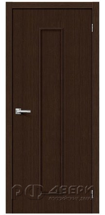 Межкомнатная дверь из экошпона Тренд 13 3D ПГ (Wenge)