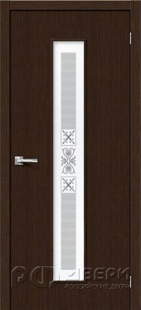Межкомнатная дверь из экошпона Тренд 14 3D ПО (Wenge)