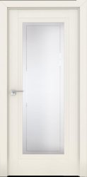 Межкомнатная дверь Profil Doors 2.111U (Магнолия Сатинат/Гравировка 4)
