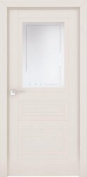 Межкомнатная дверь 2.115U (Магнолия Сатинат/Гравировка 4)