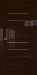 Межкомнатная дверь 73L ПО (Терра/Со стеклом графит)