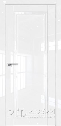 Межкомнатная дверь глянцевая 2.100L ПГ (Белый люкс)