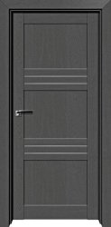 Межкомнатная дверь Profil doors 2.57XN ПО (Грувд Серый/Матовое)