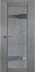 Межкомнатная дверь Profil doors 2.84XN ПО (Грувд Серый/Прозрачное)