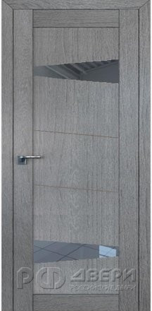 Межкомнатная дверь Profil doors 2.84XN ПО (Грувд Серый/Прозрачное)