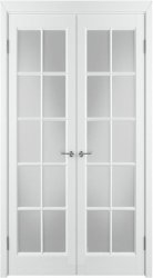 Межкомнатная распашная дверь Glanta ПОО (Polar)