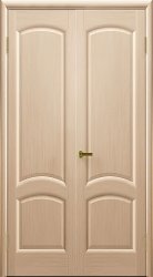 Межкомнатная распашная дверь Лаура ПГ (Беленый Дуб)