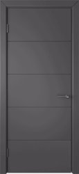 Межкомнатная дверь Trivia ПГ (Graphite)