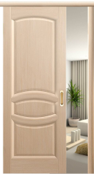 Раздвижная дверь Анастасия ДГ (Беленый дуб)