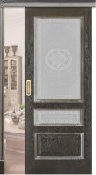 Вена тон 21 ПО (Черный/Патина серебро/Versage)