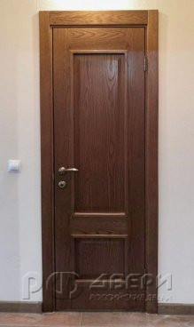 Межкомнатная дверь Марсель ПГ (Эмаль голубая/Патина золото)