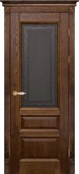 Межкомнатная дверь Аристократ 2 ПО (Античный орех)