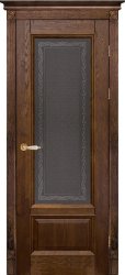 Межкомнатная дверь Аристократ 4 ПО (Античный орех)