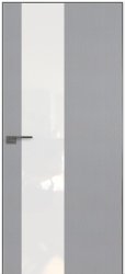 Скрытая дверь Profildoors кромка хром 5STK (Серая Сосна)