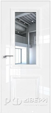 Скрытая межкомнатная дверь Profildoors 83LK (Белый глянец)