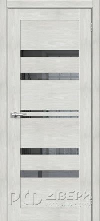 Межкомнатная дверь Порта 30 ПО (Bianco Veralinga/Mirox Grey)
