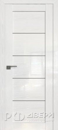 Межкомнатная дверь 2.11STP (Pine White glossy/Графит)