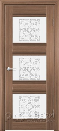 Межкомнатная дверь 4X ДО (орех сиена)